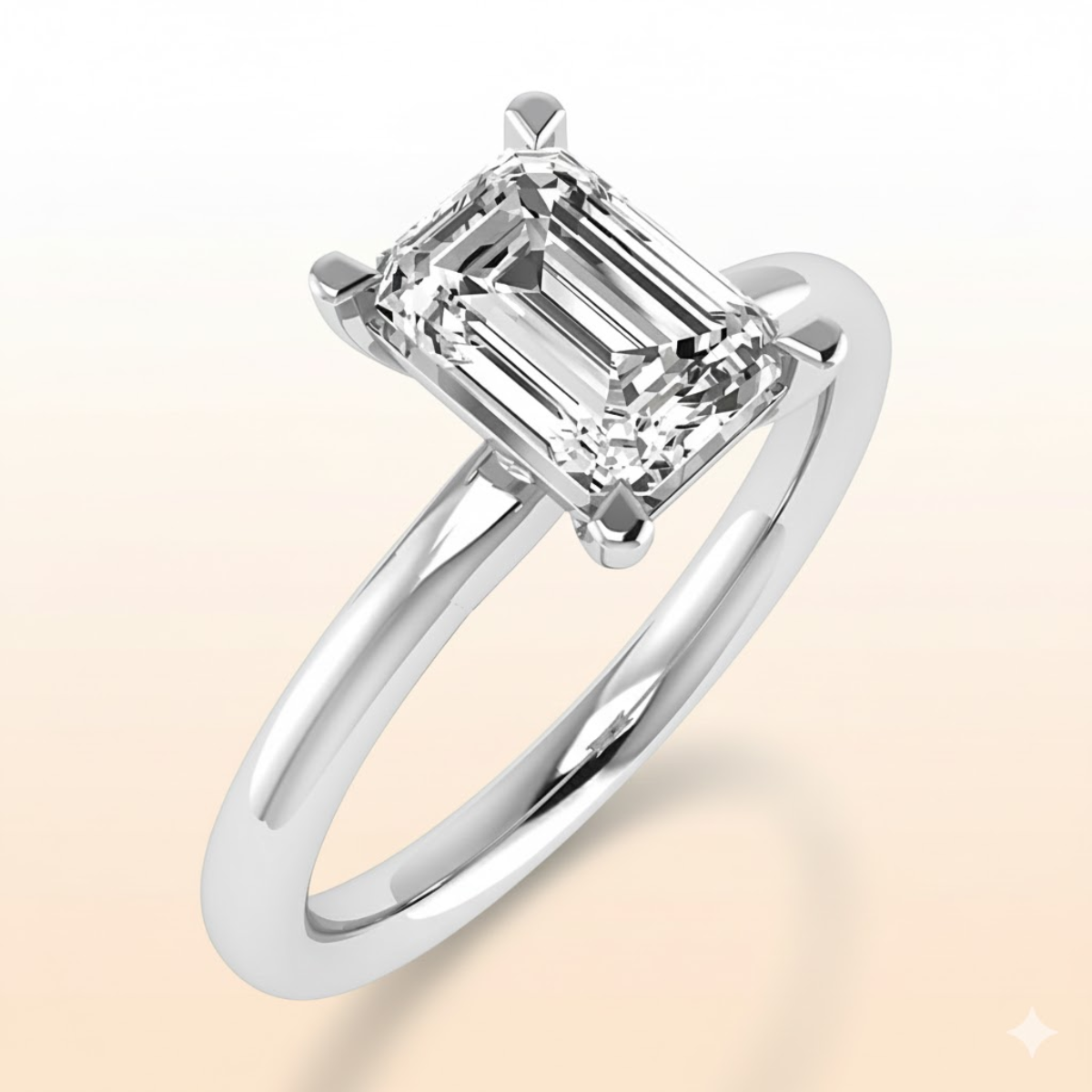 Emerald Classic Perfect-Fit Solitaire
