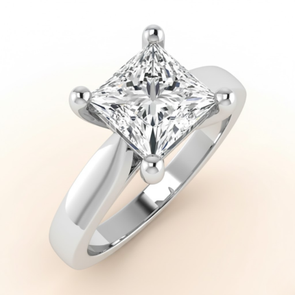 Princess-Cut Solitaire Ring