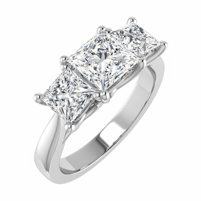 Round Cut Lab Grown Diamond Ring in Fine Gold by LaboDiamonds