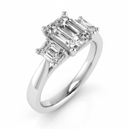 Round Cut Lab Grown Diamond Ring in Fine Gold by LaboDiamonds