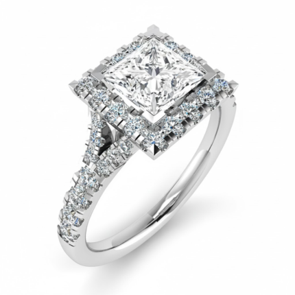 Round Cut Lab Grown Diamond Ring in Fine Gold by LaboDiamonds