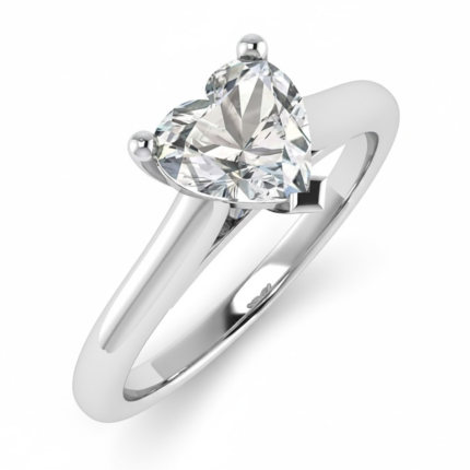 Round Cut Lab Grown Diamond Ring in Fine Gold by LaboDiamonds