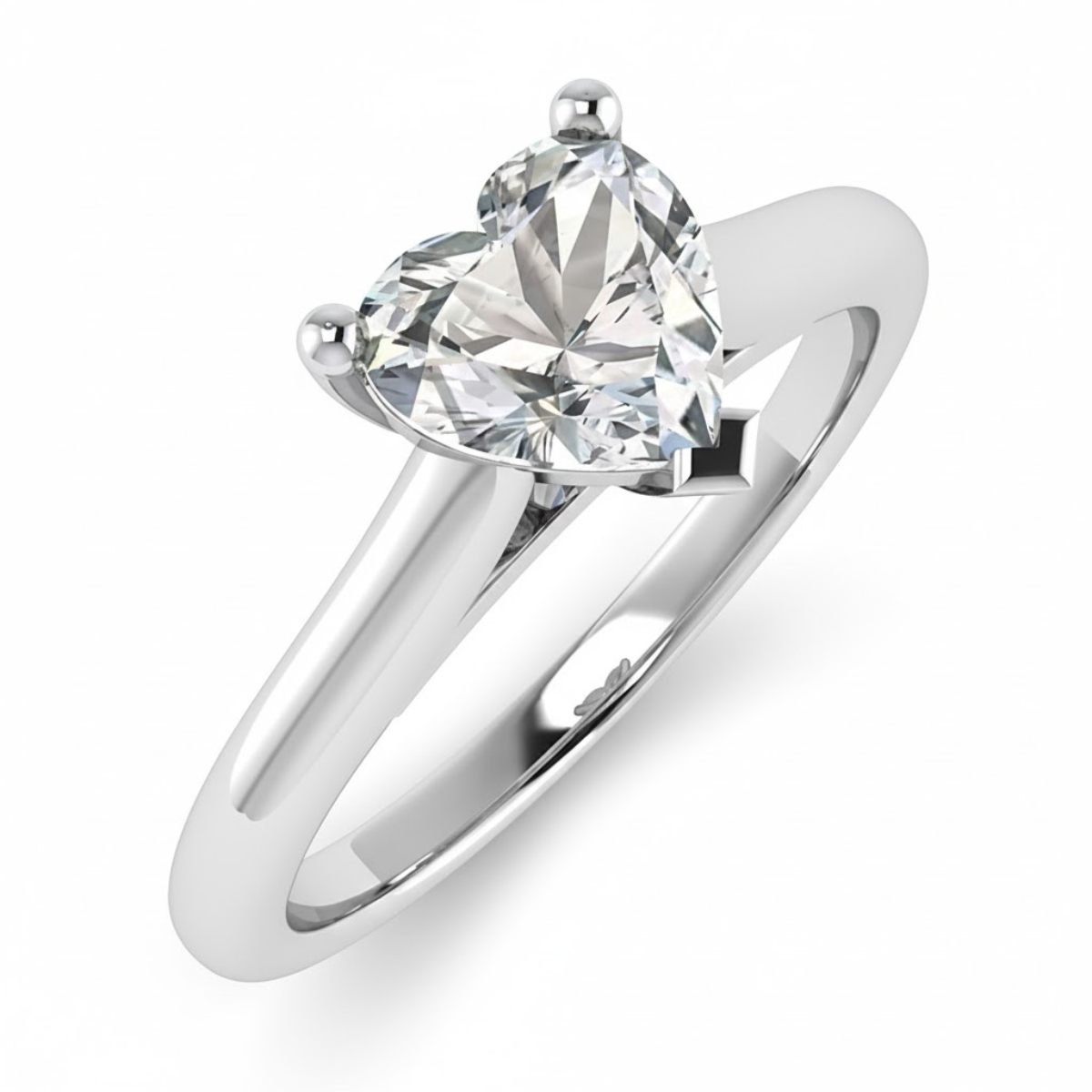 Round Cut Lab Grown Diamond Ring in Fine Gold by LaboDiamonds