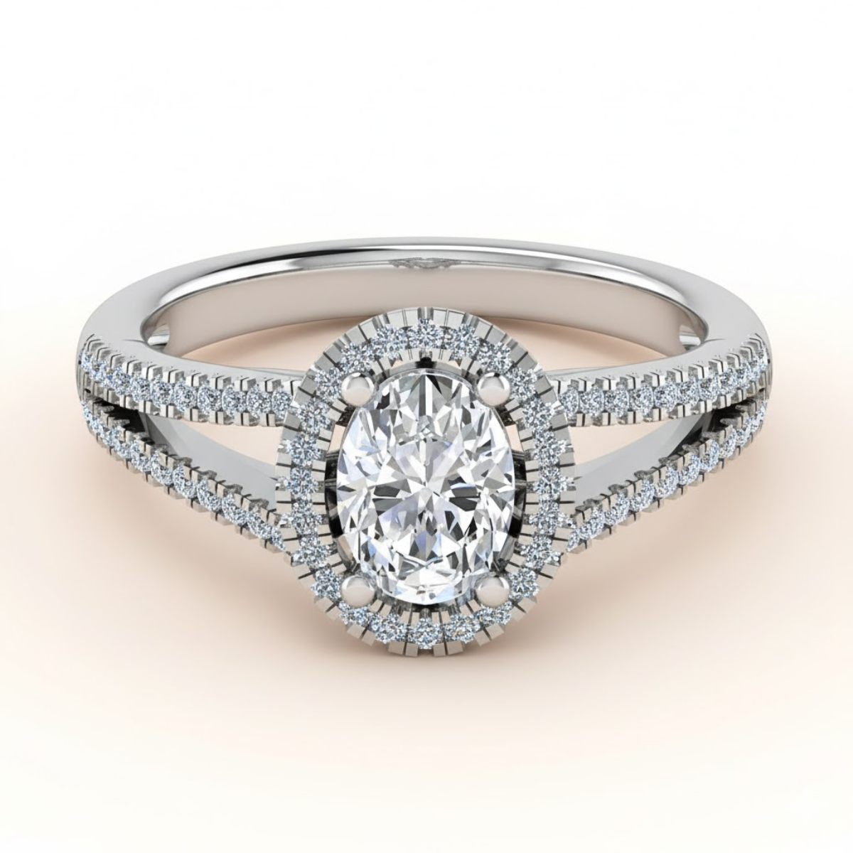 Round Cut Lab Grown Diamond Ring in Fine Gold by LaboDiamonds