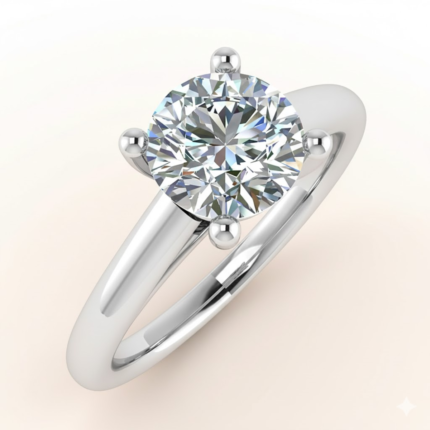 Classic Round Solitaire Ring