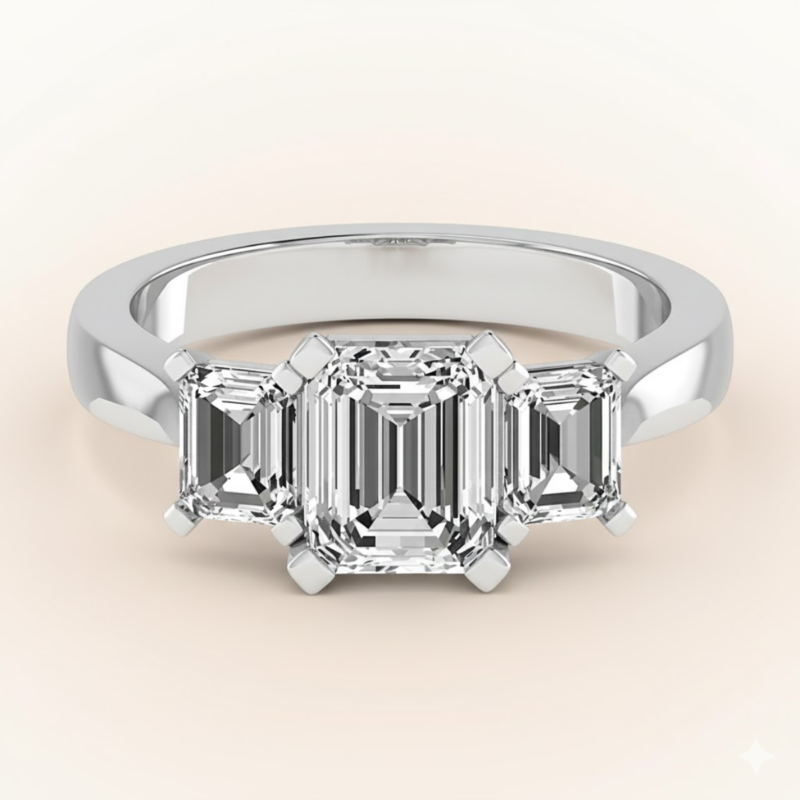 Round Cut Lab Grown Diamond Ring in Fine Gold by LaboDiamonds