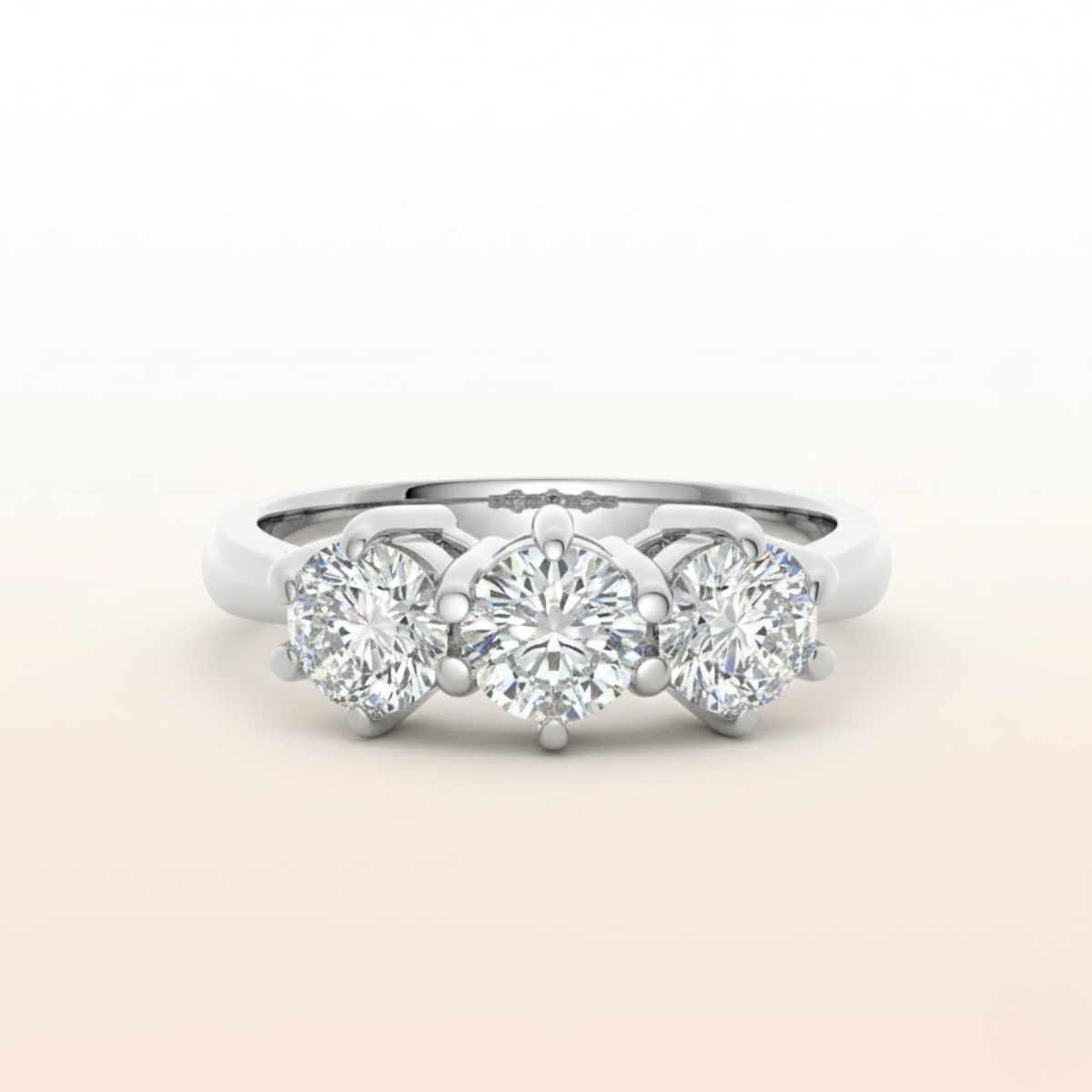 Round Cut Lab Grown Diamond Ring in Fine Gold by LaboDiamonds