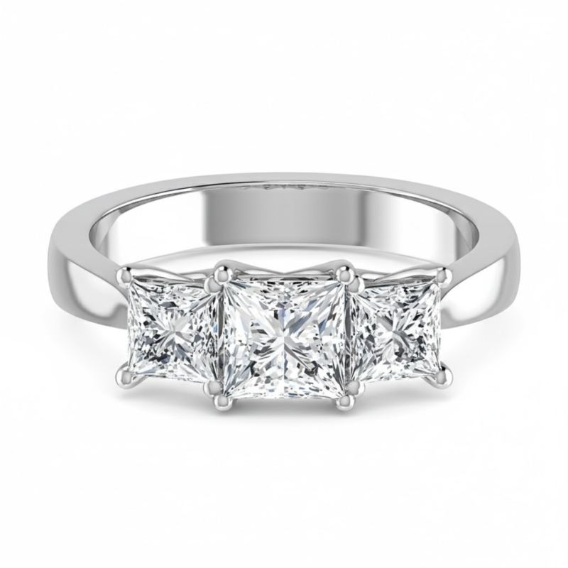 Round Cut Lab Grown Diamond Ring in Fine Gold by LaboDiamonds