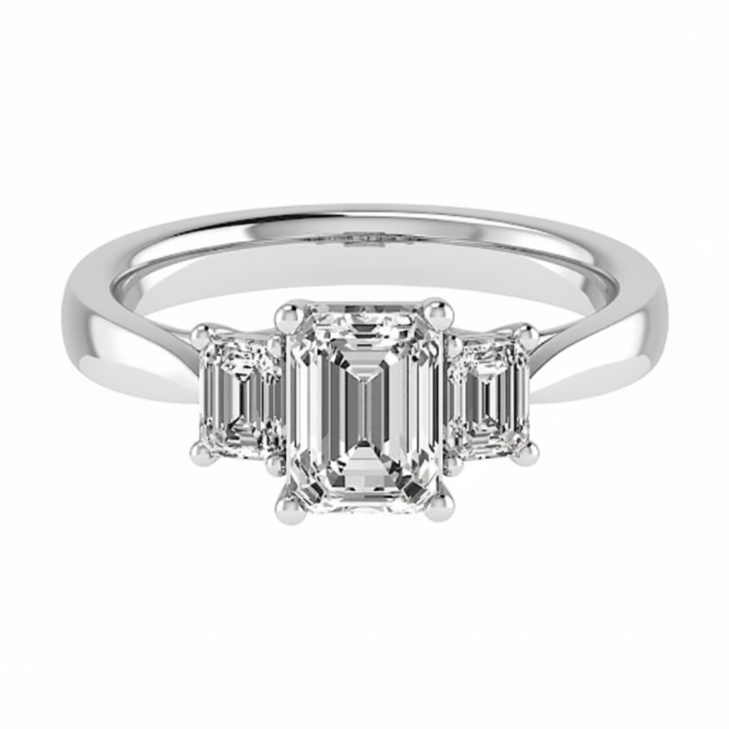 Round Cut Lab Grown Diamond Ring in Fine Gold by LaboDiamonds