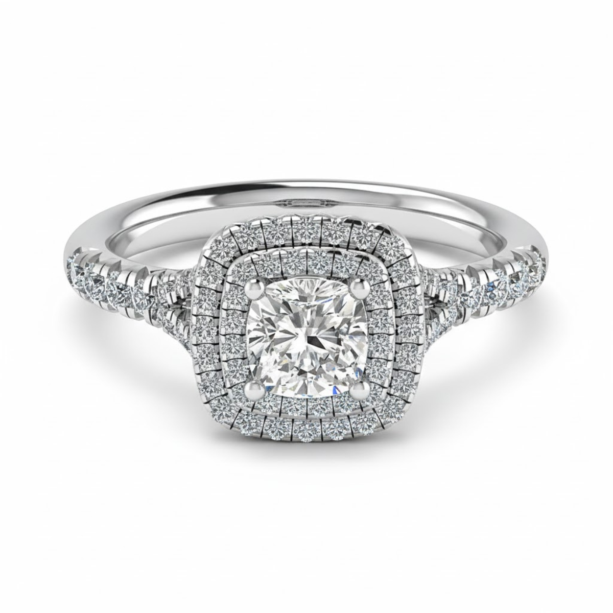 Round Cut Lab Grown Diamond Ring in Fine Gold by LaboDiamonds