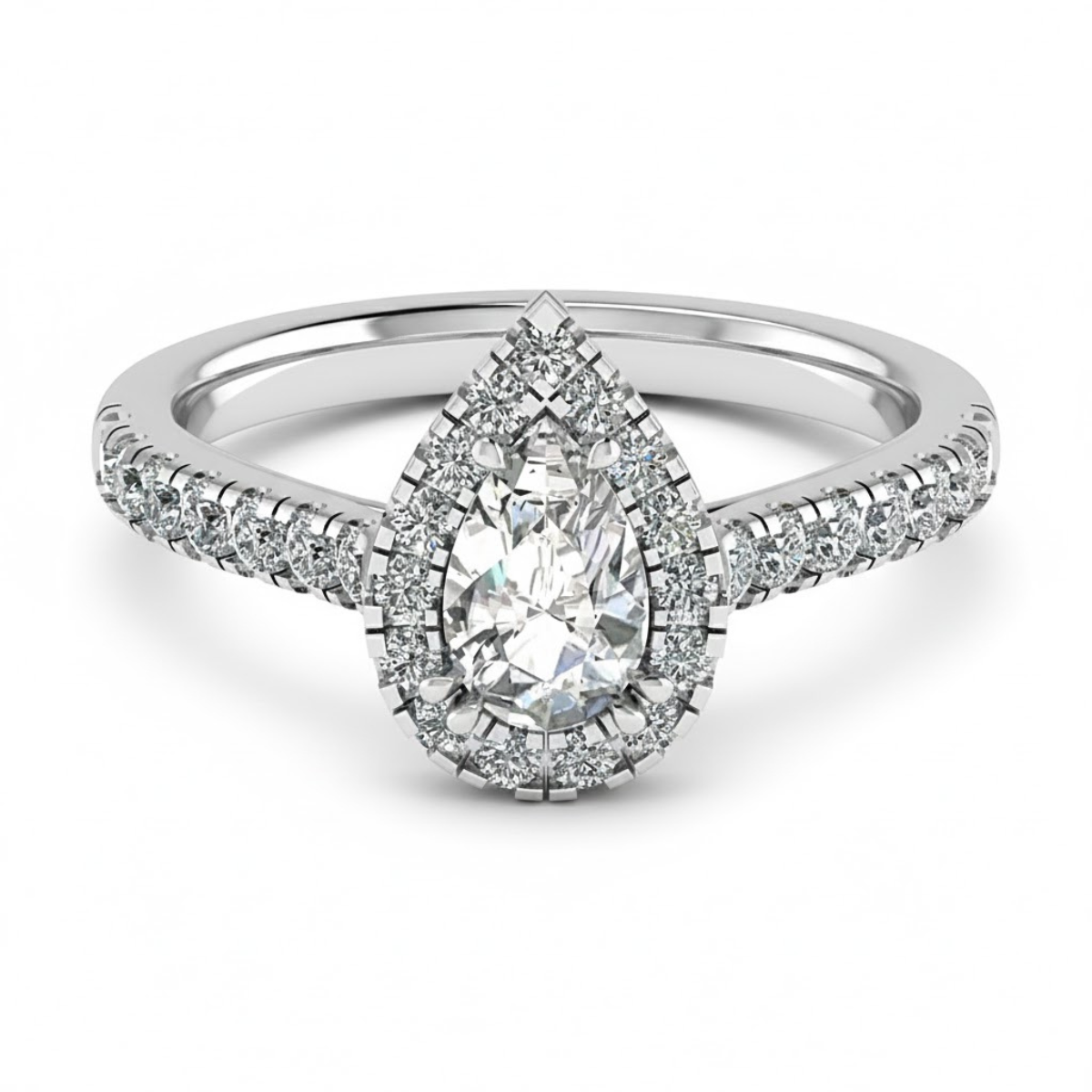 Round Cut Lab Grown Diamond Ring in Fine Gold by LaboDiamonds