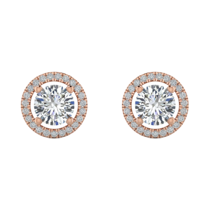 Aureline Halo Crest Stud Earrings