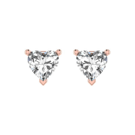 Coravelle Pure Heart Stud Earrings
