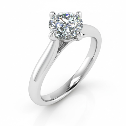 Nexora Tapered Solitaire Ring